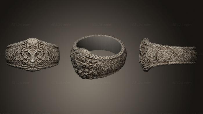 Ювелирные перстни и кольца (Бог океанского, JVLRP_0086) 3D модель для ЧПУ станка